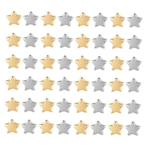 Angoily 400 Stück Sternförmige Kunststoff Perlen mit Großloch Leichte Spacer Perlen für Schmuckherstellung DIY Bastelzubehör für Armbänder Halsketten und Anhänger Angoily 400 Stück Sternförmige Kunststoff Perlen mit Großloch Leichte Spacer Perlen für Schmuckherstellung DIY Bastelzubehör für Armbänder Halsketten und Anhänger von Angoily