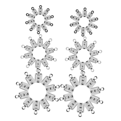 Angoily 400 Stück Teiliges Edelstahl Crimp Cord End für Schmuckherstellung Robuste Schmuckverschluss Klemmen für Halsketten und Armbänder Vielseitig Einsetzbar für DIY Lederband und von Angoily