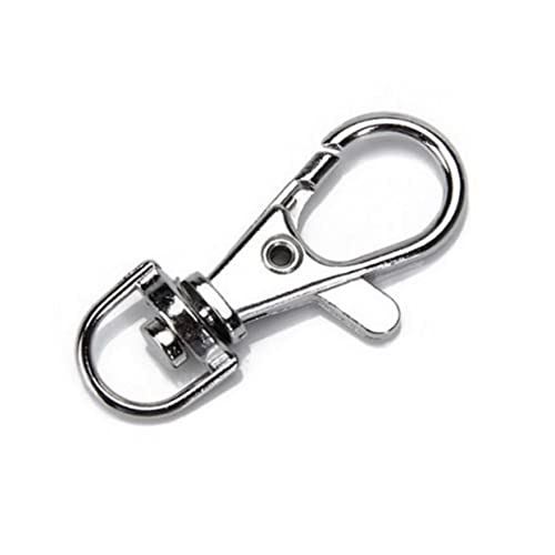 Angoily 40Stücke Langlebiger Metallkarabiner Schlüsselanhänger mit Drehverschluss Silber für Schlüsselringe Hundeleinen Bastelprojekte und Mehr Angoily 40Stücke Langlebiger Metallkarabiner Schlüsselanhänger mit Drehverschluss Silber für Schlüsselringe Hundeleinen Bastelprojekte und Mehr von Angoily