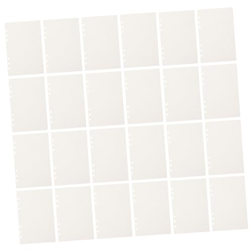 Angoily 45 Blatt Kariertes Nachfüllpapier Lose Einlagen für Ringbuch Glattes Schreibpapier Vielseitig für Notizen Zeichnungen Robust und Reißfest für Notizblock und Planer von Angoily
