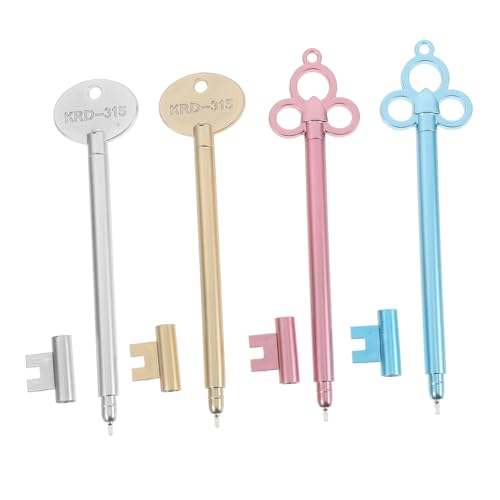 Angoily 45 Stck Teiliges Key Shape Gel Pen Leichte Kunststoff Gelstifte für Glattes Schreiben Stilvoller Schlüssel Form Kugelschreiber für Büro Schule und Notizen von Angoily