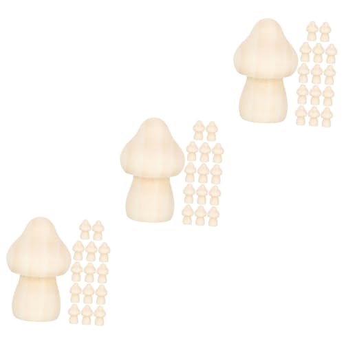 Angoily 45 Stck. Teiliges DIY Holzpilz aus Robustem Holz Glatte Kanten zum Bemalen und Dekorieren Vielseitiges Pilzornament für Tischdekoration Kinderfreundlich Leicht und Kompakt Angoily 45 Stck. Teiliges DIY Holzpilz aus Robustem Holz Glatte Kanten zum Bemalen und Dekorieren Vielseitiges Pilzornament für Tischdekoration Kinderfreundlich Leicht und Kompakt von Angoily