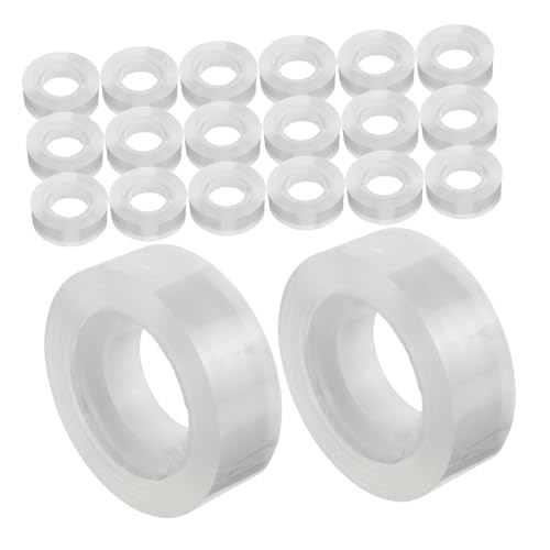 Angoily 48 Rollen Transparentes Klebeband Zum Nachfüllen, Von Hand Abreißbar, Transparente Klebebandrollen Für Spender, Für Zuhause, Schule Und Büro, Zum Korrigieren Von Fehlern, 18 Mm Angoily 48 Rollen Transparentes Klebeband Zum Nachfüllen, Von Hand Abreißbar, Transparente Klebebandrollen Für Spender, Für Zuhause, Schule Und Büro, Zum Korrigieren Von Fehlern, 18 Mm von Angoily
