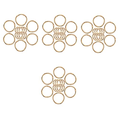 Angoily 48 Stck. Runde Feder Ringe Schlüsselanhänger Hochwertige O Form Karabiner Ringe für Diy Projekte Schmuckherstellung und Taschen Zubehör Leicht Rostbeständig und Praktisch Angoily 48 Stck. Runde Feder Ringe Schlüsselanhänger Hochwertige O Form Karabiner Ringe für Diy Projekte Schmuckherstellung und Taschen Zubehör Leicht Rostbeständig und Praktisch von Angoily