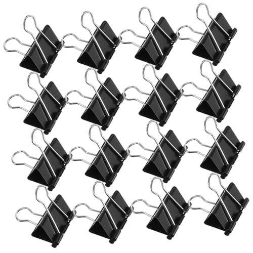 Angoily 48 Stück Binder Clips Metall Clips für Dokumente Langlebige Büroklammern für Notizen Kalender Scrapbooking Vielseitige Bürobedarf von Angoily
