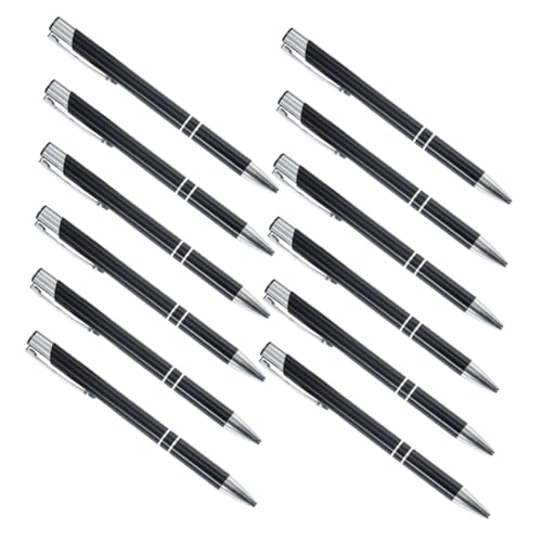 Angoily 48 Stück Metall Kugelschreiber Stifte Arbeit Schreiben Lehrer Kugelschreiber Büro Lehrer Stift Ausgefallener Stift Metallstift Süßer Stift Schwarz Angoily 48 Stück Metall Kugelschreiber Stifte Arbeit Schreiben Lehrer Kugelschreiber Büro Lehrer Stift Ausgefallener Stift Metallstift Süßer Stift Schwarz von Angoily