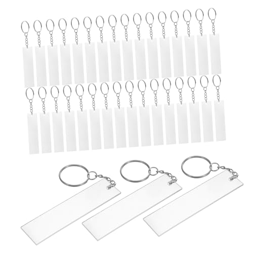 Angoily 48 Stück Schlüsselanhänger aus Acryl Schlüsselbund DIY Schlüsselbund -Blanks Schlüsselanhänger für DIY- Blanko-Schlüsselhalter Zubehör Angoily 48 Stück Schlüsselanhänger aus Acryl Schlüsselbund DIY Schlüsselbund -Blanks Schlüsselanhänger für DIY- Blanko-Schlüsselhalter Zubehör von Angoily