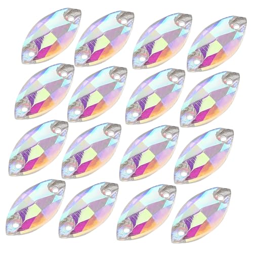 Angoily 48 Stück Teiliges Flatback Strasssteine zum Aufnähen Pferdeauge Form Faderesistent für Kleidung Schuhe DIY Accessoires Brautmode und Bühnenkostüme Weiß Ab Angoily 48 Stück Teiliges Flatback Strasssteine zum Aufnähen Pferdeauge Form Faderesistent für Kleidung Schuhe DIY Accessoires Brautmode und Bühnenkostüme Weiß Ab von Angoily