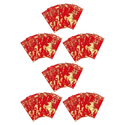 Angoily 48 Stück Teiliges Pferdejahr Rote Umschläge Lunar Year Geldumschläge Chinesische Cash Envelopes Traditionell Papier mit Lebendiger Druckkunst Für Frühlingfest Hochzeit Geburtstag Angoily 48 Stück Teiliges Pferdejahr Rote Umschläge Lunar Year Geldumschläge Chinesische Cash Envelopes Traditionell Papier mit Lebendiger Druckkunst Für Frühlingfest Hochzeit Geburtstag von Angoily