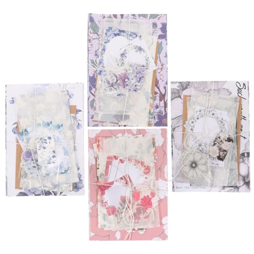 Angoily 4Er-Packung Vintage Hand Account Aufkleber Pack Selbstklebende Scrapbook Sticker für Diy Tagebuch Notizbuch und Album Dekoration Hochwertige Botanische Designs für und Anlässe Angoily 4Er-Packung Vintage Hand Account Aufkleber Pack Selbstklebende Scrapbook Sticker für Diy Tagebuch Notizbuch und Album Dekoration Hochwertige Botanische Designs für und Anlässe von Angoily