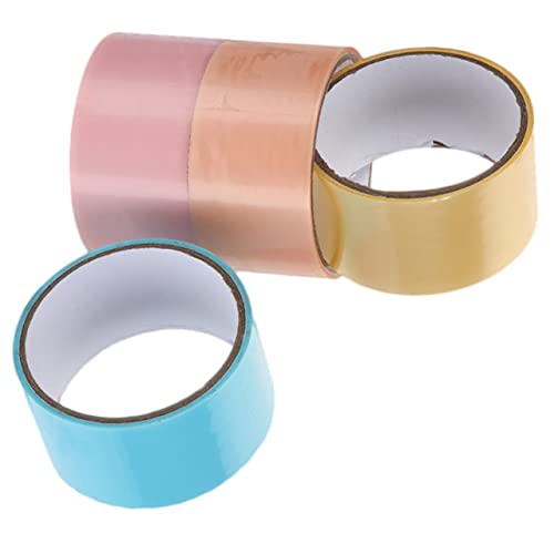 Angoily 4Rollen Klebrige Kugelbänder Breites Farbiges DIY Klebeband für Bastelprojekte für für und Sinnes von Angoily