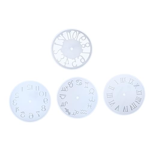 Angoily 4Stücke Silikonformen für Römischen Ziffern DIY Epoxidharz Formen für Bastelprojekte für Backofen Mikrowelle Gefrierschrank und Geschirrspüler Angoily 4Stücke Silikonformen für Römischen Ziffern DIY Epoxidharz Formen für Bastelprojekte für Backofen Mikrowelle Gefrierschrank und Geschirrspüler von Angoily