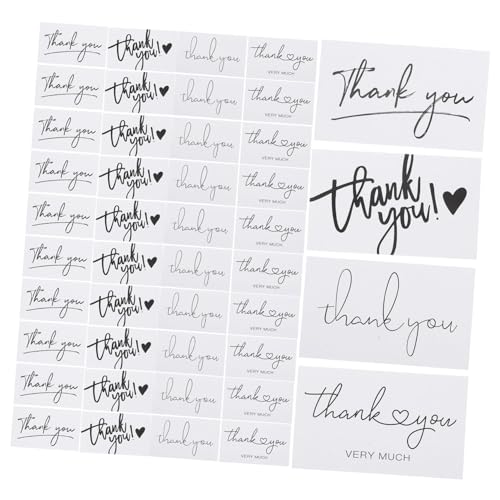 Angoily 4Taschen Dankeskarten Für Kleine Unternehmen Dankeskarten Hochwertigem Für Boutique Shops Restaurants Und Online Shops Um Ihren Kunden Herzlich von Angoily