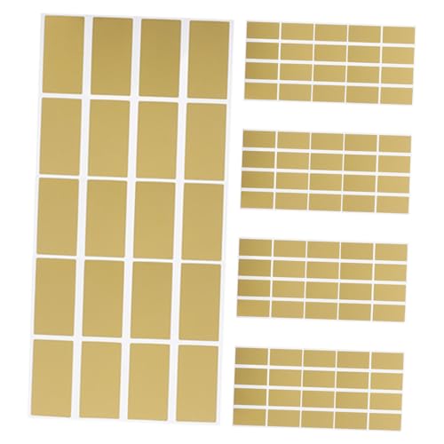 Angoily 5 Blätter DIY Scratch Off Sticker Labels Gold Rectangular Scratch Off Ticket Labels für Partyspiele Belohnungsprogramme Interaktive DIY Karten und Kreative Bastelprojekte Angoily 5 Blätter DIY Scratch Off Sticker Labels Gold Rectangular Scratch Off Ticket Labels für Partyspiele Belohnungsprogramme Interaktive DIY Karten und Kreative Bastelprojekte von Angoily