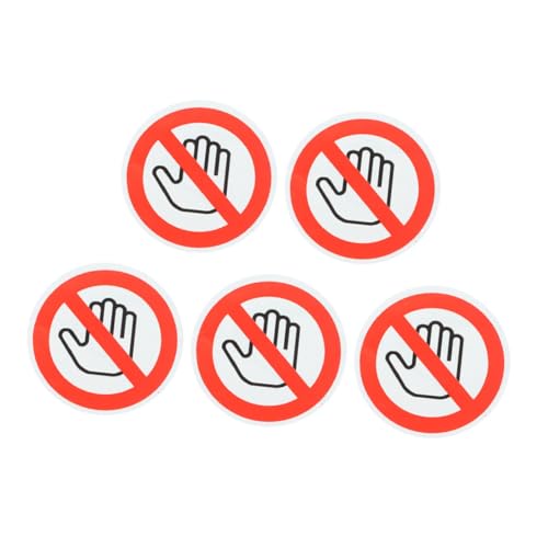 Angoily 5 Bögen Warnschild Aufkleber Etiketten Klein Sicherheitsgefahr Reflektierend Klebrig „Bitte“ Warnaufkleber Für Vorsicht „Nicht Berühren“ Aufkleber Abnehmbar Angoily 5 Bögen Warnschild Aufkleber Etiketten Klein Sicherheitsgefahr Reflektierend Klebrig „Bitte“ Warnaufkleber Für Vorsicht „Nicht Berühren“ Aufkleber Abnehmbar von Angoily