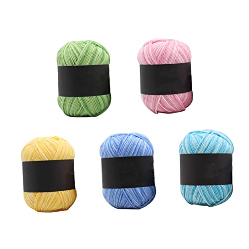 Angoily 5 Rollen Baumwollgarn häkeln Handstrickgarn Baumwolle Gradientengarn Wollstrickgarn klobig Deckengarn DIY wollgarn Multipack Nähen Garnbündel vielfältig Fäden Faden Häkelgarn Angoily 5 Rollen Baumwollgarn häkeln Handstrickgarn Baumwolle Gradientengarn Wollstrickgarn klobig Deckengarn DIY wollgarn Multipack Nähen Garnbündel vielfältig Fäden Faden Häkelgarn von Angoily