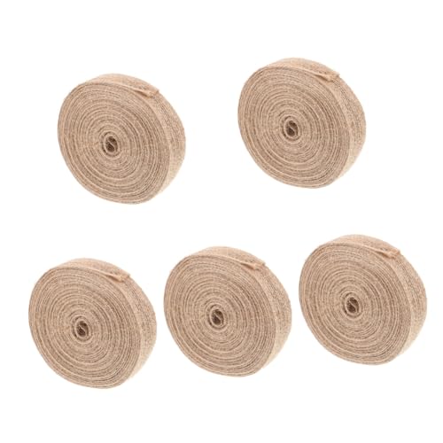 Angoily 5 Rollen DIY Handarbeit Hanfseil Sackleinen Hochzeit Jute DIY Geschenkband Vintage Dekoband Dekobänder Blumenstraußband Verpackungsband Bänder Zum Basteln DIY Band Angoily 5 Rollen DIY Handarbeit Hanfseil Sackleinen Hochzeit Jute DIY Geschenkband Vintage Dekoband Dekobänder Blumenstraußband Verpackungsband Bänder Zum Basteln DIY Band von Angoily