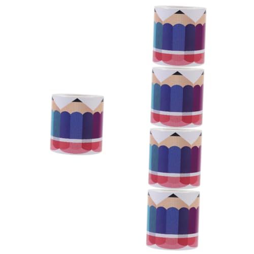 Angoily 5 Rollen Dekorative Bordüre für Pinnwand Selbstklebendes für Kreative Klassenzimmer Dekoration für Schreibtisch Wände und Einfach Anzubringen Papiermaterial mit Glatter Oberfläche Angoily 5 Rollen Dekorative Bordüre für Pinnwand Selbstklebendes für Kreative Klassenzimmer Dekoration für Schreibtisch Wände und Einfach Anzubringen Papiermaterial mit Glatter Oberfläche von Angoily