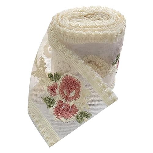 Angoily 5 Rollen Elegant Lace Trim für Diy Projekte Blumenstickerei Spitzenband zur Herstellung von Haarschmuck Bows und Dekorationen Hochwertiges Bastelmaterial für Anwendungen Angoily 5 Rollen Elegant Lace Trim für Diy Projekte Blumenstickerei Spitzenband zur Herstellung von Haarschmuck Bows und Dekorationen Hochwertiges Bastelmaterial für Anwendungen von Angoily