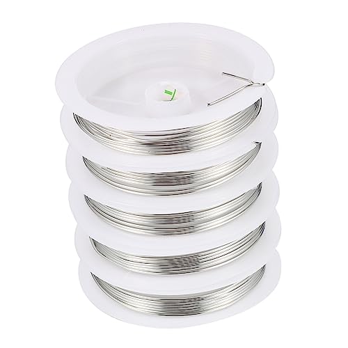 Angoily 5 Rollen Kupferdraht Schmuckdraht Set Drähte Drahtskulptur Perlen Zur Schmuckherstellung Gedrehter Draht Wickeldraht Zur Schmuckherstellung Dünner Draht Der Draht Weicher Angoily 5 Rollen Kupferdraht Schmuckdraht Set Drähte Drahtskulptur Perlen Zur Schmuckherstellung Gedrehter Draht Wickeldraht Zur Schmuckherstellung Dünner Draht Der Draht Weicher von Angoily