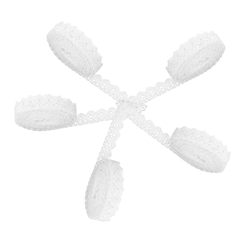 Angoily 5 Rollen Lace Trim Spitzenband für Diy Bastelprojekte Nähzubehör Hochzeitsdekorationen Kinderhandwerk Vielseitige Stoffverzierungen Angoily 5 Rollen Lace Trim Spitzenband für Diy Bastelprojekte Nähzubehör Hochzeitsdekorationen Kinderhandwerk Vielseitige Stoffverzierungen von Angoily