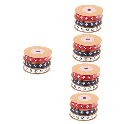 Angoily 5 Sätze Abschlussgeschenkkrawatte Banddekoration Geschenkband Diy -handwerksband Paketband Partyband Dünnes Band Verpackungsbänder Dekorative Bänder Wickelband Stoff 3 Rollen * 5 von Angoily