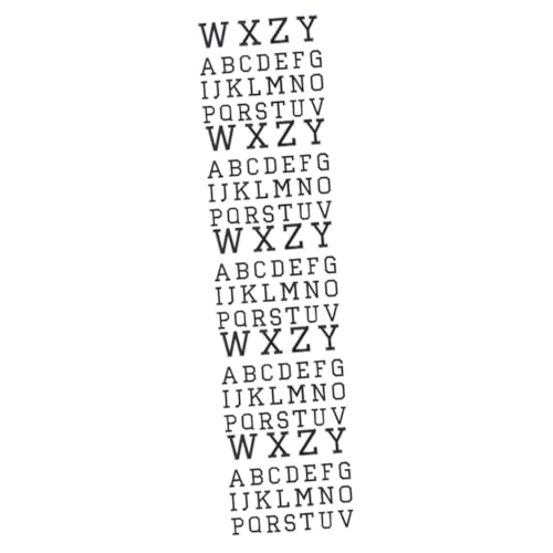 Angoily 5 Sätze Brief Stickatch Alphabet Patches Zum Aufnähen Chenille-buchstaben-patches Benutzerdefinierte Patch Die Flicken Für Kleidung Stickereiflecken Polyester Schwarz 26 Stücke * 5 Angoily 5 Sätze Brief Stickatch Alphabet Patches Zum Aufnähen Chenille-buchstaben-patches Benutzerdefinierte Patch Die Flicken Für Kleidung Stickereiflecken Polyester Schwarz 26 Stücke * 5 von Angoily