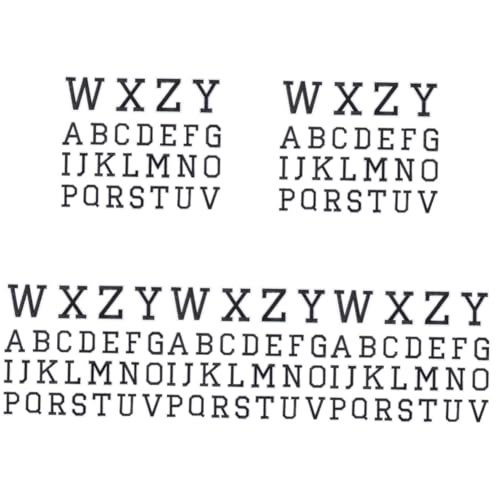 Angoily 5 Sätze Brief Stickatch Nähen Die Stickerei Alphabet-aufkleber Reparatur Flicken Für Kleidung Briefaufkleber Buchstaben Aus Stoff Buchstabenflecken Schwarz Polyester 26 Stücke * 5 Angoily 5 Sätze Brief Stickatch Nähen Die Stickerei Alphabet-aufkleber Reparatur Flicken Für Kleidung Briefaufkleber Buchstaben Aus Stoff Buchstabenflecken Schwarz Polyester 26 Stücke * 5 von Angoily