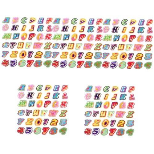 Angoily 5 Sätze Bügelbuchstaben Patches für Kleidung Farbige Stickbuchstaben zum Aufnähen und Dekorieren von Textilien DIY Patches für Reparaturen und Projekte Angoily 5 Sätze Bügelbuchstaben Patches für Kleidung Farbige Stickbuchstaben zum Aufnähen und Dekorieren von Textilien DIY Patches für Reparaturen und Projekte von Angoily