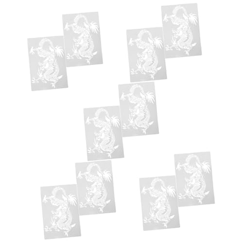Angoily 5 Sätze Drachen Malvorlagen Schablonen Für Diy Malschablonen Künstlerischen Fähigkeiten Und Fantasie Für Wand Und Möbelmalerei 2 Stücke * 5 Angoily 5 Sätze Drachen Malvorlagen Schablonen Für Diy Malschablonen Künstlerischen Fähigkeiten Und Fantasie Für Wand Und Möbelmalerei 2 Stücke * 5 von Angoily