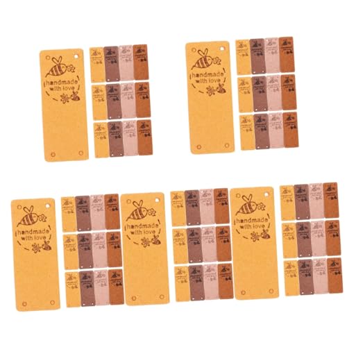 Angoily 5 Sätze Druckgeprägte Velours Etiketten Für Bekleidung Handgemachte Labels Hautfarbe Einnähen Für DIY Projekte 40 Stück * 5 Angoily 5 Sätze Druckgeprägte Velours Etiketten Für Bekleidung Handgemachte Labels Hautfarbe Einnähen Für DIY Projekte 40 Stück * 5 von Angoily