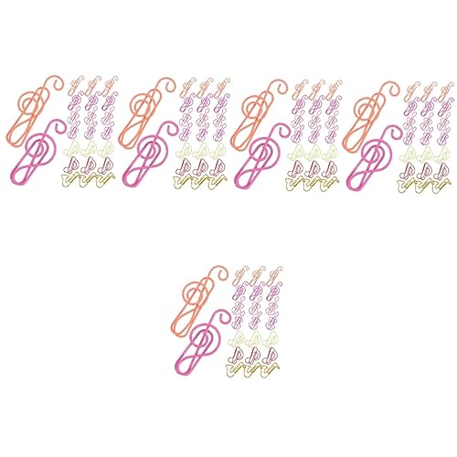 Angoily 5 Sätze Farbige Büroklammern Musiknoten-clip Notizen Musikfarbene Papierklammern Formen Von Büroklammern Papierclips Büroklammer Beachten Metall Zufällige Farbe 60 Stück * 5 Angoily 5 Sätze Farbige Büroklammern Musiknoten-clip Notizen Musikfarbene Papierklammern Formen Von Büroklammern Papierclips Büroklammer Beachten Metall Zufällige Farbe 60 Stück * 5 von Angoily