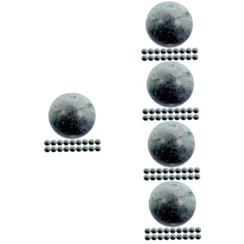 Angoily 5 Sätze Farbige Glasperlen Für Diy Schmuck Abstandshalter Und Bastelbedarf Armbänder Und Handgemachte Grünglänzend Und Hochwertige Bastelperlen 150 Stück * 5 von Angoily