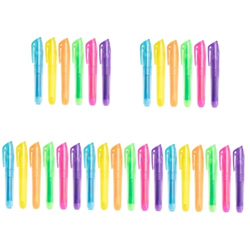 Angoily 5 Sätze Farbige Markierungen Mehrfarbig Textmarker Marker Fluoreszierend Lesezeichen Textmarker Für Die Schule Multifunktionaler Markierstift Plastik 6 Stücke * 5 Angoily 5 Sätze Farbige Markierungen Mehrfarbig Textmarker Marker Fluoreszierend Lesezeichen Textmarker Für Die Schule Multifunktionaler Markierstift Plastik 6 Stücke * 5 von Angoily