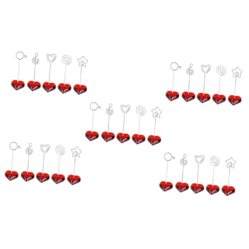 Angoily 5 Sätze Fotoclip Notizclip Fotohalter Für Tische Kartennummernhalter Tischnummernhalter Platzbildhalter Schreibtisch Tischschildhalter Hochzeitsschildhalter 5 Stück * 5 von Angoily