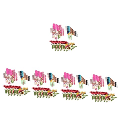 Angoily 5 Sätze Gestickte Vogelapplikationen Niedliche Patches Für Kleidung Rucksäcke Und Diy Projekte Zum Aufbügeln Und Verstärken Von Textilien 15 Stücke * 5 Angoily 5 Sätze Gestickte Vogelapplikationen Niedliche Patches Für Kleidung Rucksäcke Und Diy Projekte Zum Aufbügeln Und Verstärken Von Textilien 15 Stücke * 5 von Angoily