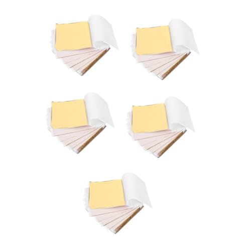 Angoily 5 Sätze Goldfolie Diy Basteldekoration Blattfolienpapier Metallic-gold-seidenpapier Goldflocke Dekorative Flocken Blattgoldpapiere Golden Eloxiertes Aluminium 100 Stück * 5 Angoily 5 Sätze Goldfolie Diy Basteldekoration Blattfolienpapier Metallic-gold-seidenpapier Goldflocke Dekorative Flocken Blattgoldpapiere Golden Eloxiertes Aluminium 100 Stück * 5 von Angoily