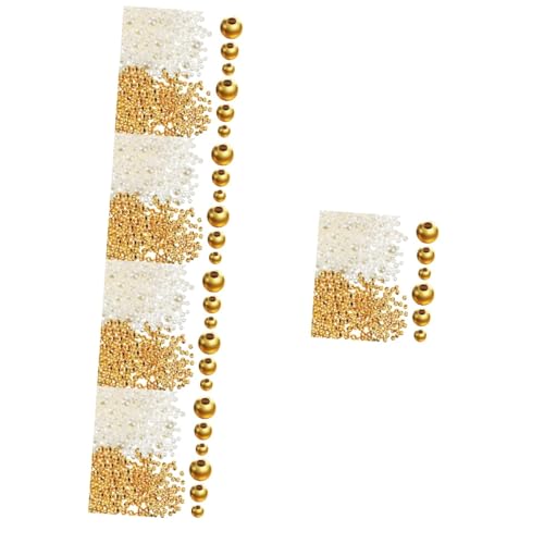 Angoily 5 Sätze Goldperlen Mischperlen Für Schmuckherstellung Für Armbänder Diy Schmuckzubehör Langlebig Und Leicht 900 Stück * 5 Angoily 5 Sätze Goldperlen Mischperlen Für Schmuckherstellung Für Armbänder Diy Schmuckzubehör Langlebig Und Leicht 900 Stück * 5 von Angoily