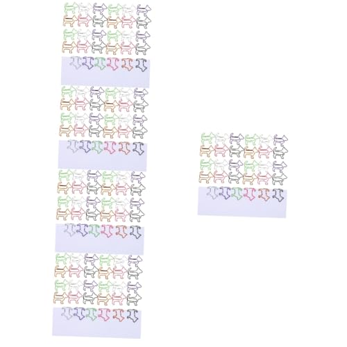 Angoily 5 Sätze Hund Papierclips Niedliche Büroklammern Mit Praktischem Design Für Notizen Dokumente Und Memos Stabil Und Langlebig Für Schule Und Büro 60 Stück * 5 von Angoily