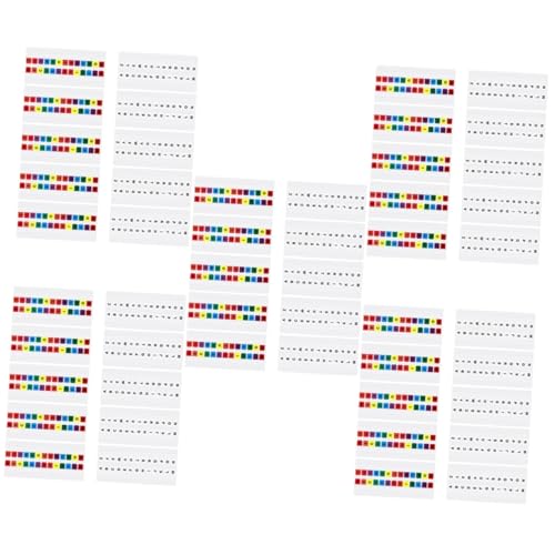 Angoily 5 Sätze Index-label Buchseite Klebrige Trennstreifen Etiketten Tabs Für Lehrbücher Klein Registerkarten Für Notizbücher Notizbuch Mit Alphabet-tabs Rosa Das Haustier 10 Blätter * 5 von Angoily