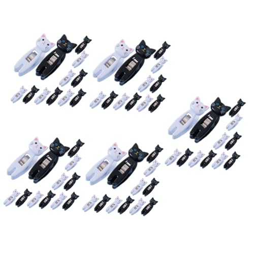 Angoily 5 Sätze Katzen Notizklammern Multifunktionale Clips Für Memo Kleine Und Praktische Büro Und Schreibwaren Halten Von Notizen Fotos Und Dokumenten Weißes 12 Stück * 5 Angoily 5 Sätze Katzen Notizklammern Multifunktionale Clips Für Memo Kleine Und Praktische Büro Und Schreibwaren Halten Von Notizen Fotos Und Dokumenten Weißes 12 Stück * 5 von Angoily