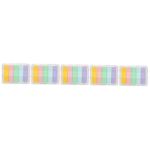 Angoily 5 Sätze Kleines von Haftnotizen und Lesezeichen Selbstklebende Index Tabs Bunten für Studenten Markieren Notizen Angoily 5 Sätze Kleines von Haftnotizen und Lesezeichen Selbstklebende Index Tabs Bunten für Studenten Markieren Notizen von Angoily