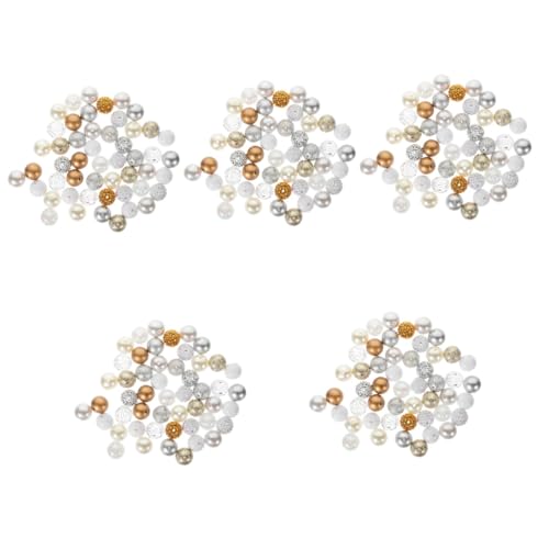 Angoily 5 Sätze Lose Perlen Für Schmuck Klobige Perlen Süße Perlen Groß Schmuckperlen Schüttgüter Abstandsperlen Zum Basteln Girlande Diy Perlen Diy-perlen Acryl 50 Stück * 5 von Angoily