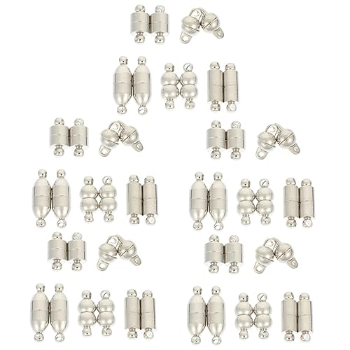 Angoily 5 Sätze Magnetische Halskettenverschlüsse Legierung Praktische Schmuckzubehör Für Diy Jewelry Einfache Handhabung Mit Magnetverschluss Langlebige Und Ansprechende 5 Paare * 5 Angoily 5 Sätze Magnetische Halskettenverschlüsse Legierung Praktische Schmuckzubehör Für Diy Jewelry Einfache Handhabung Mit Magnetverschluss Langlebige Und Ansprechende 5 Paare * 5 von Angoily