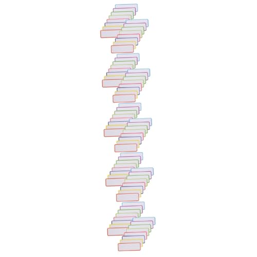 Angoily 5 Sätze Magnetisches Etikett Magnetetiketten Magnete Für Whiteboard Streifen Etiketten Für Whiteboard Dünne Arbeit Trocken Abwischbares Etikett Trocken Abwischbare 54 Stück * 5 von Angoily