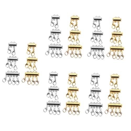 Angoily 5 Sätze Magnetverschlüsse Für Multifunktionale Schmuckverbindungen Für Diy Schmuckherstellung Verlängern Von Ketten Und Armbändern 6 Stücke * 5 von Angoily