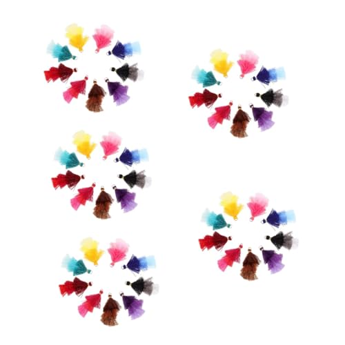 Angoily 5 Sätze Quastenschmuck Seidige Kleine Quasten Hängende Quaste Quastenanhänger Dreilagige Quaste Dekorationsanhänger Stylischer Gepäckanhänger Baumwolle 50 Stück * 5 Angoily 5 Sätze Quastenschmuck Seidige Kleine Quasten Hängende Quaste Quastenanhänger Dreilagige Quaste Dekorationsanhänger Stylischer Gepäckanhänger Baumwolle 50 Stück * 5 von Angoily