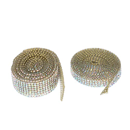 Angoily 5 Sätze Selbstklebendes Strassband Für Diy Handwerk Bling Rhinestone Ribbons Reihig Und Reihig Weiß Ab Für Tischdeko Kostüme Vasen Und Mehr 2 Rollen * 5 Angoily 5 Sätze Selbstklebendes Strassband Für Diy Handwerk Bling Rhinestone Ribbons Reihig Und Reihig Weiß Ab Für Tischdeko Kostüme Vasen Und Mehr 2 Rollen * 5 von Angoily
