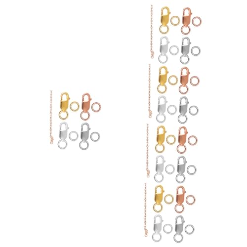 Angoily 5 Sätze Teiliges Armbandverschlüsse Mit Geschlossenen Sprungringen Für Diy Schmuckherstellung Für Armbänder Anhänger Und Mehr 4 Stück * 5 von Angoily