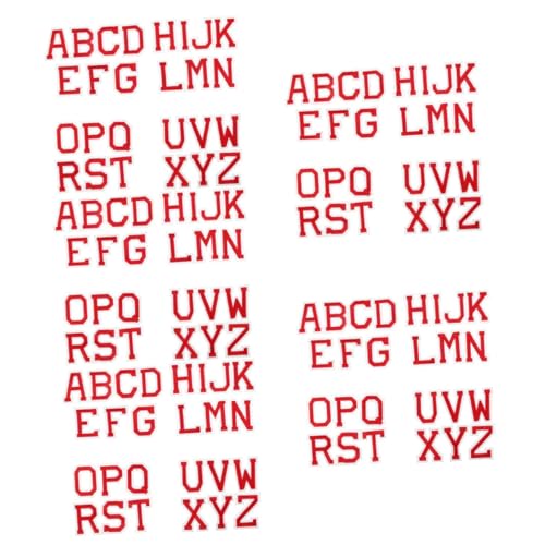 Angoily 5 Sätze Teiliges Aufbügelflicken Für Diy Bastelprojekte Dekorative Patches Zum Aufbügeln Für Kleidung Hüte Taschen Und Mehr Buchstabenaufnäher Leuchtenden Farben 26 Stücke * 5 Angoily 5 Sätze Teiliges Aufbügelflicken Für Diy Bastelprojekte Dekorative Patches Zum Aufbügeln Für Kleidung Hüte Taschen Und Mehr Buchstabenaufnäher Leuchtenden Farben 26 Stücke * 5 von Angoily